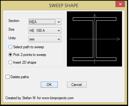 Autocad lisp steel sections catalogue download